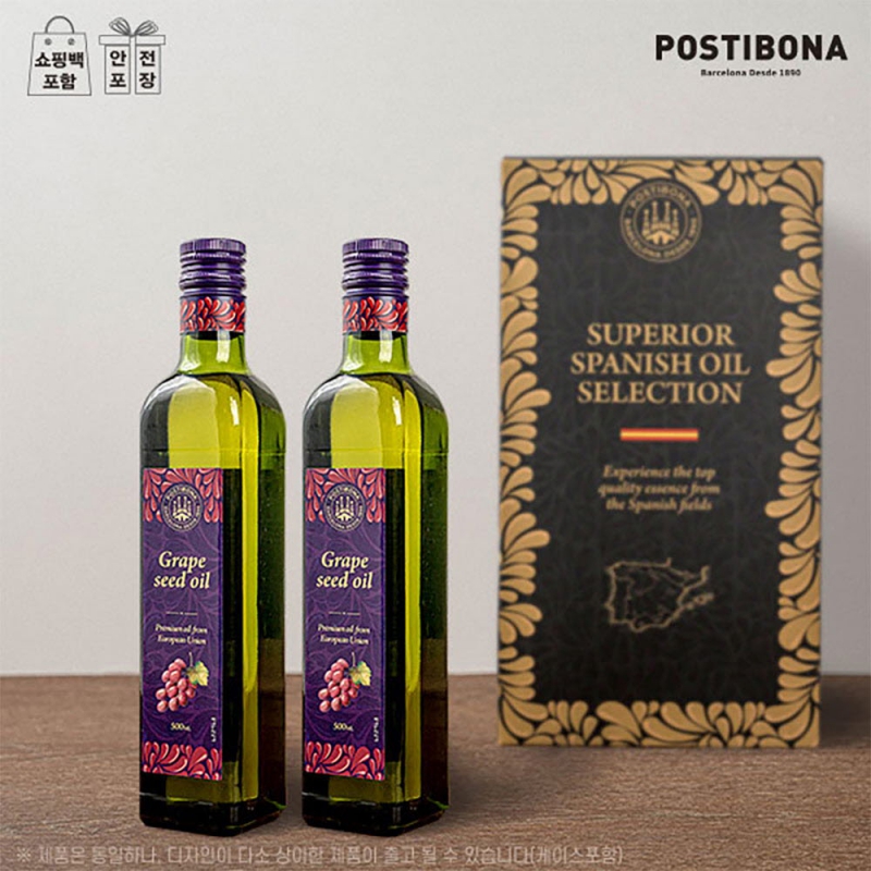 (스페인직수입)포스티보나 포도씨유2P 500ml(2종) 상품이미지