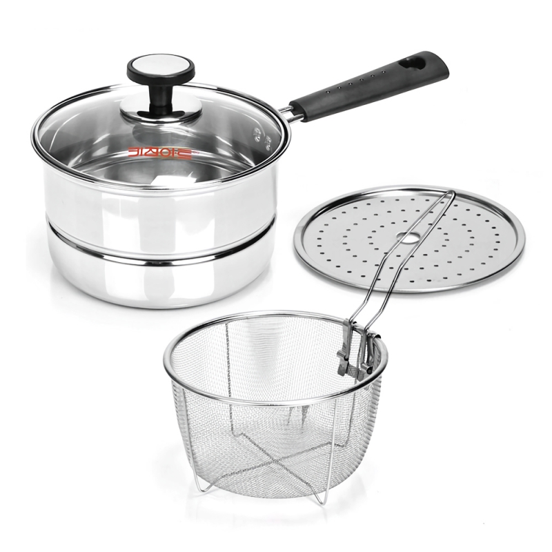 [1+1] 키친아트 국수냄비 육수 국수 찜냄비 16cm 상품이미지