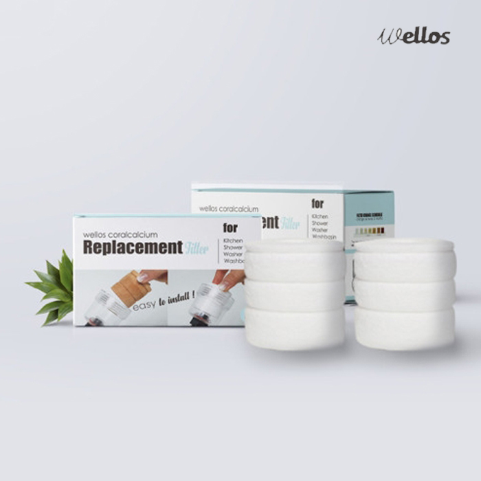 웰로스 교체용 필터(2개입)-주방/세탁기/세면대 호환 상품이미지