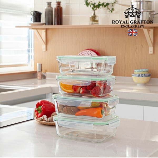 로얄그래프톤 글라스쿡 직사각 4조_특대4 상품이미지