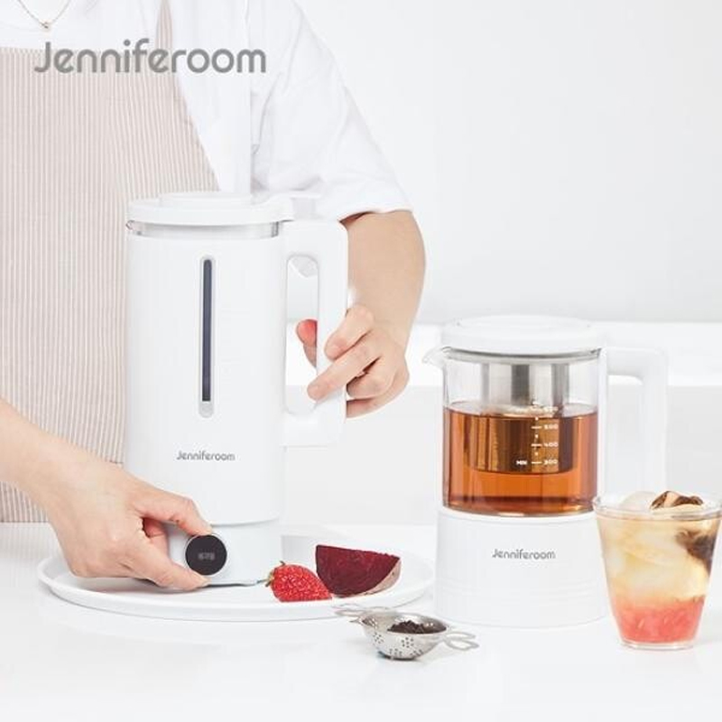 제니퍼룸 2in1 듀얼 블랜더 티메이커 + 믹서기 JR-BT6002WH 상품이미지