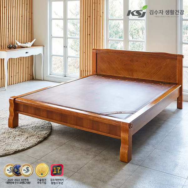 [김수자생활건강] 프리미엄 황토숯볼 돌침대 퀸 2500Q (배송 설치비 무료) 상품이미지