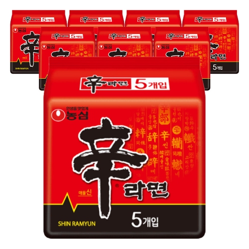 농심 신라면, 120g, 40개(유통기한_24년 11월 29일 까지)