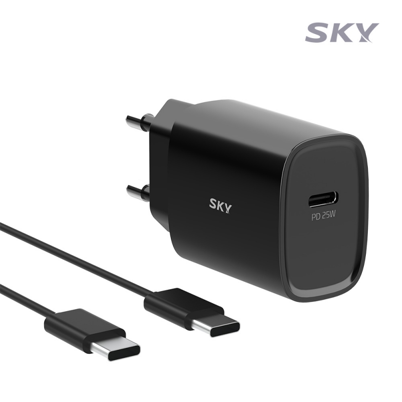 [스카이] 필 25W C타입 초고속 충전기+케이블 Q1X 상품이미지