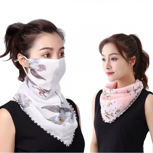 [1+1] 쉬폰 스카프 마스크