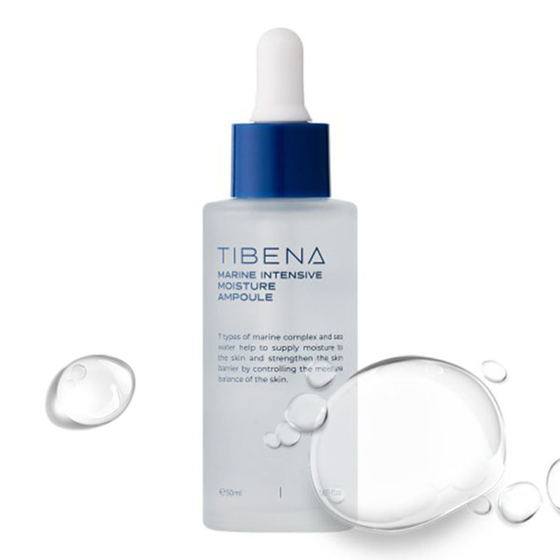 [티베나] 마린 컴플렉스 해수 피부 진정 보습 안티에이징 모이스처 앰플 50ml 상품이미지