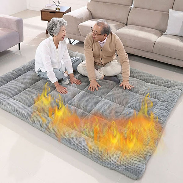 전기없이 자가발열 그래핀 발열매트 부드러운 극세사 토퍼 슈퍼싱글/퀸 택 1 상품이미지