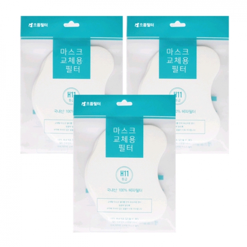 으뜸필터 헤파 H11 마스크 교체용 필터(10개입)
