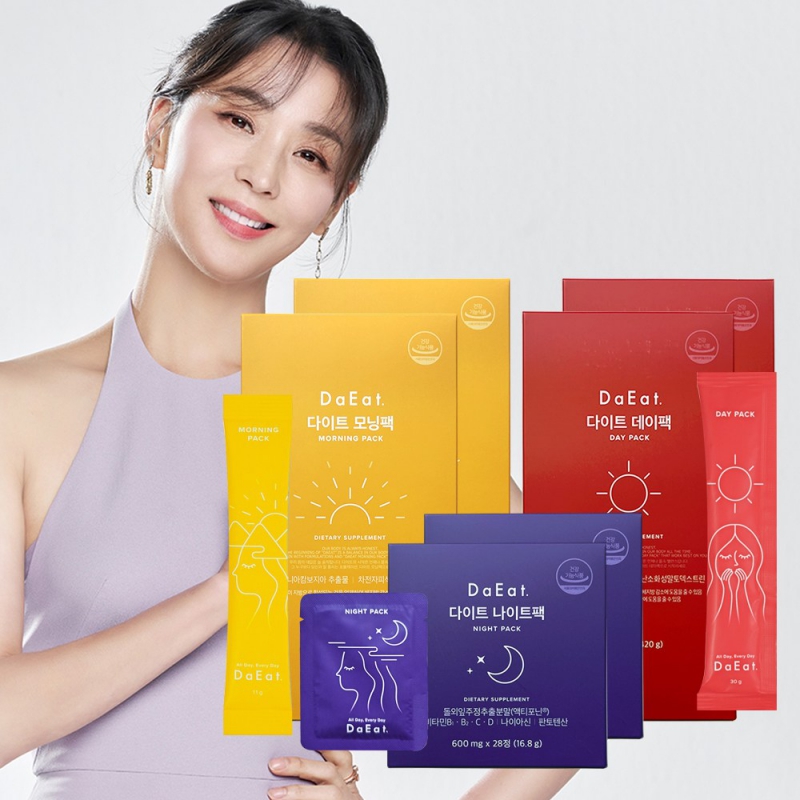 다이트 한고은 다이어트 트리플팩 28일분 모닝팩 28포+데이팩 28포+나이트팩 56알 상품이미지