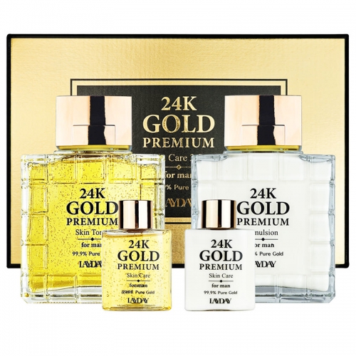 [레이데이] 24K 골드 프리미엄 기능성 남성 2종 세트 쇼핑백 증정