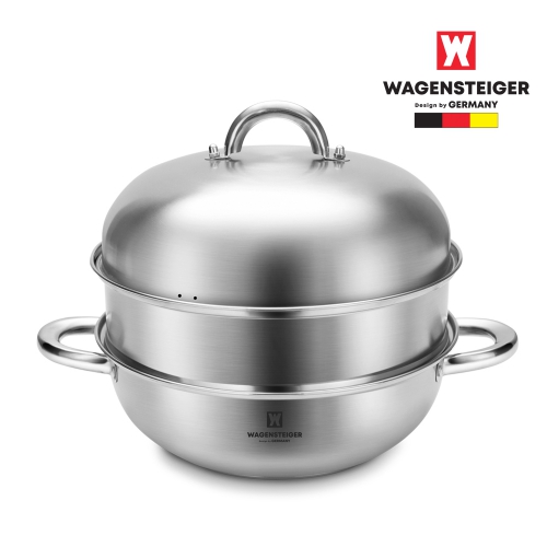 바겐슈타이거 인덕션 스텐 더블돔웍 스티머 28cm