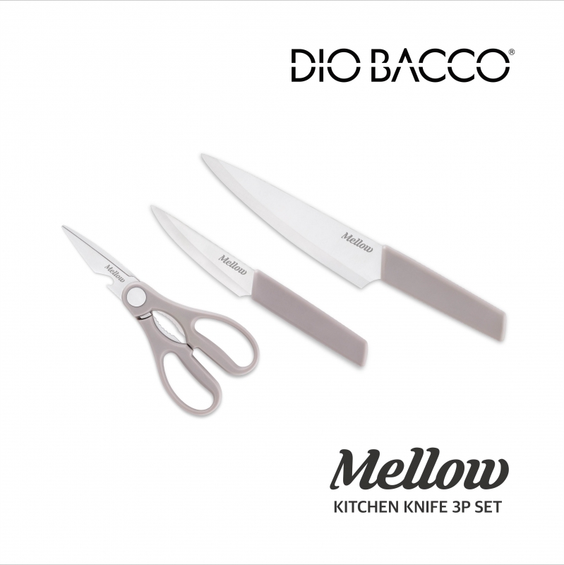 [디오바코] 멜로우 칼 3종세트(식도/과도/가위) 상품이미지