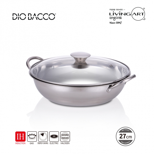 [리빙아트]_디오바코 럭스 퀵 다용도IH(인덕션겸용)냄비 27CM