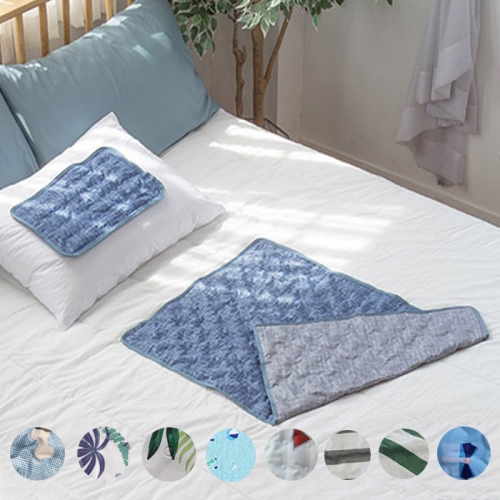 방울 쿨매트 싱글세트(매트+베개1)(랜덤발송)