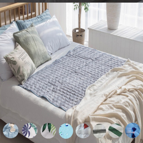 방울 쿨매트 더블세트(매트+베개2)(랜덤발송)