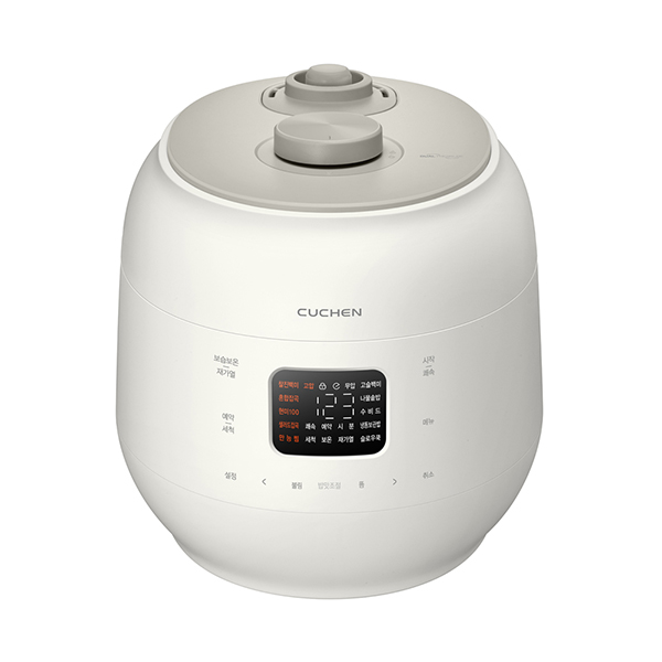 [쿠첸] 6인용 압력밥솥(CRS-WD0610FMW)듀얼프레셔/음성 상품이미지