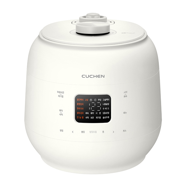 [쿠첸] 6인용 압력밥솥(CRS-WD0610FMW)듀얼프레셔/음성 상품이미지