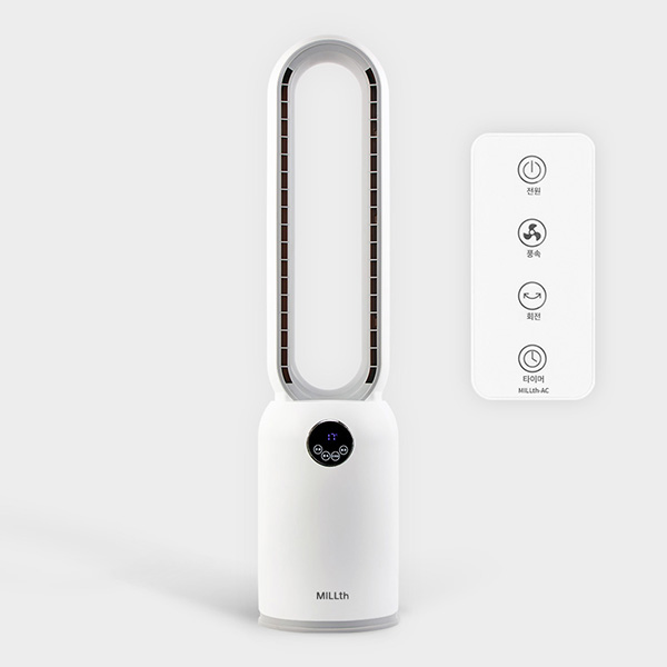 [MILLTH] 밀스 AC디지털 날개없는 선풍기 리모콘(MTH-FAN2025AC-DIG) 24일 16시 상품이미지