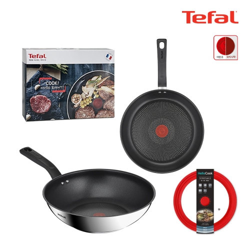 [테팔] IH 딜리셔스 28+궁중팬28+멀티뚜껑(레드)