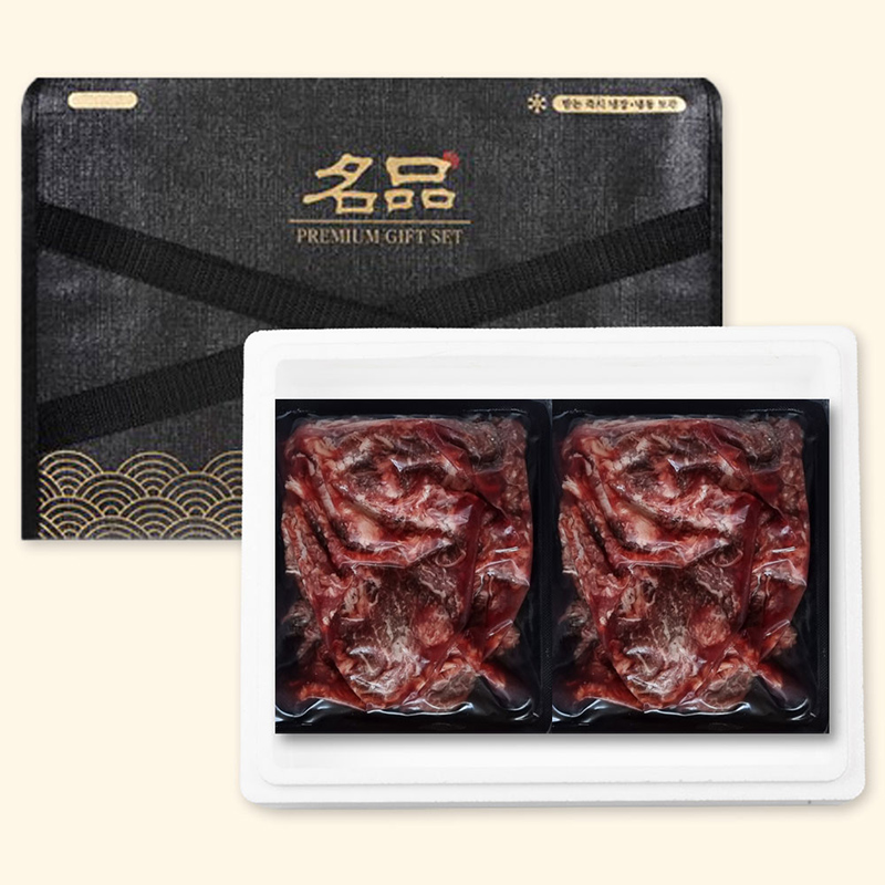 언양식 양념 소불고기 300g+300g 호주산 프리미엄 와규 선물세트 부직포 가방 포함 상품이미지