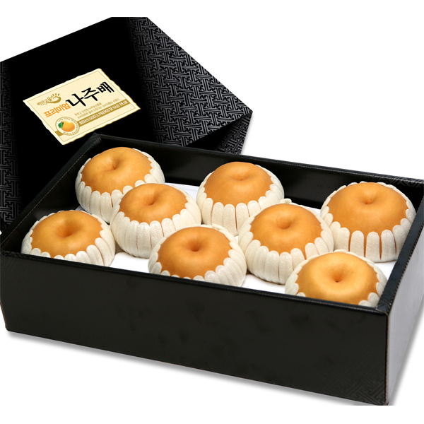 지브로와 프리미엄 비단고을 나주 배 5kg~7.5kg 고급박스 부직포 포장 상품이미지