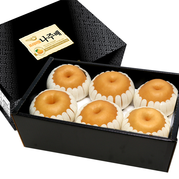 지브로와 프리미엄 비단고을 나주 배 5kg~7.5kg 고급박스 부직포 포장 25일 16시 상품이미지