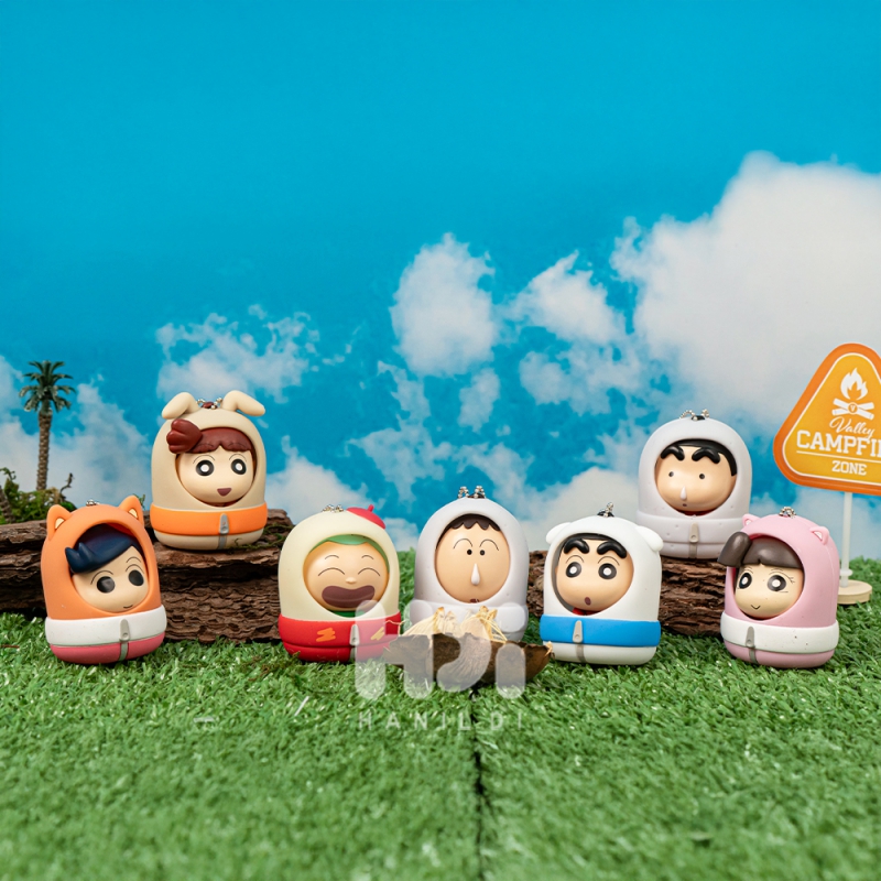 [레토] 짱구 침낭 피규어 키링 랜덤뽑기 가챠뽑기 (CSC-CN01) 25일 16시 상품이미지