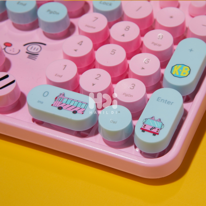 짱구 무선 키보드 유치원 저소음 멤브레인 아이패드 태블릿 (CSC-M02) 상품이미지