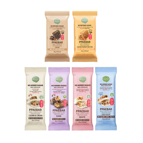 [PPAEBAR] 빼바 프로틴바/크런치바 스타터팩 C세트(맛별 3개씩 총 18개입) 상품이미지