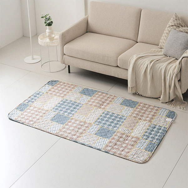 [루첸] 면혼방 양면 워셔블 탄소 전기요 싱글 (SEB-M105ATCa)6중안전장치/12시간타이머/9단온도조절/탄소3중열선 상품이미지