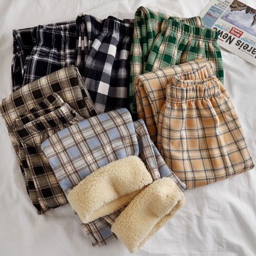 양털체크파자마