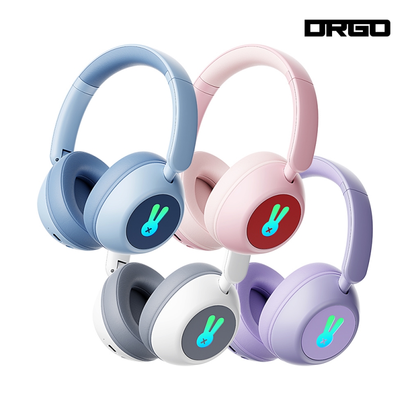 [디알고] 블루투스 LED 청력보호 키즈 헤드폰 (BH10CK) 상품이미지