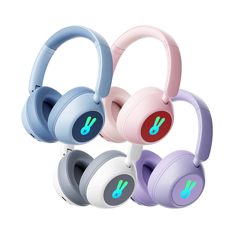 [디알고] 블루투스 LED 청력보호 키즈 헤드폰 (BH10CK) 상품이미지