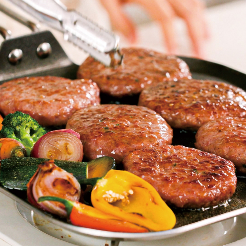 이순실의 국내산 고기 떡갈비 스테이크 55g x 16팩 두툼한 고기 육즙 깊은 풍미 상품이미지