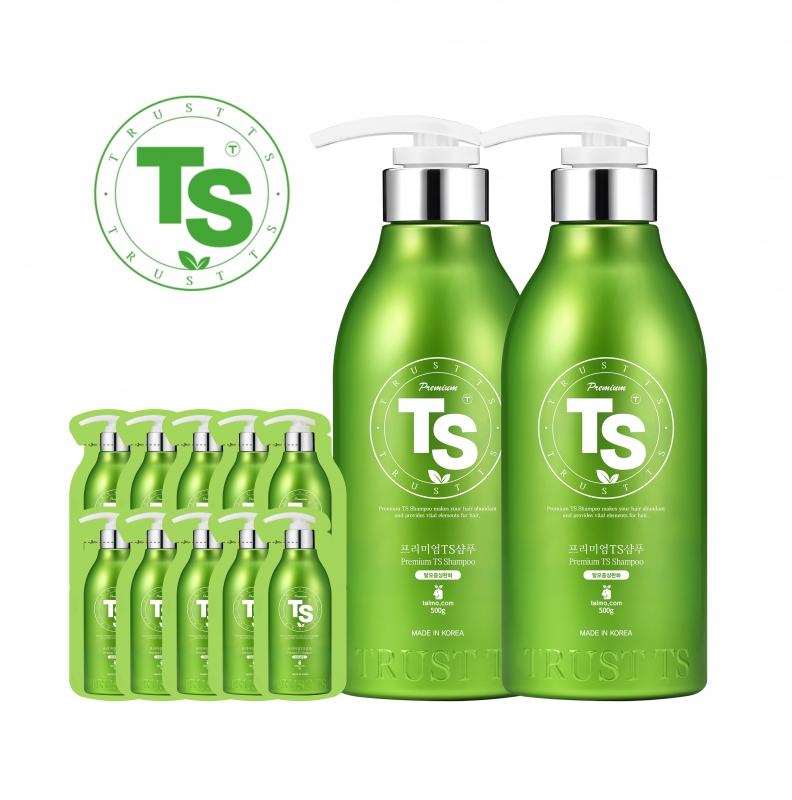 [TS] 프리미엄 샴푸 4종세트(본품300g*4개+사은품 파우치6g*20개) 상품이미지