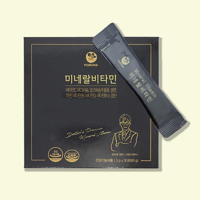 [서재걸] 미네랄 멀티비타민 마그네슘 밀크씨슬 셀렌 비타민D 항산화 3g x 30포 상품이미지