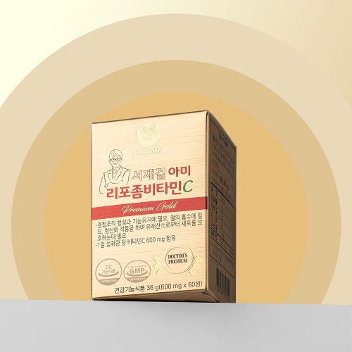 [서재걸] 박사 리포좀비타민C 고용량 흡수율 아미노산 함유 항산화 유해산소 600mg X 60정