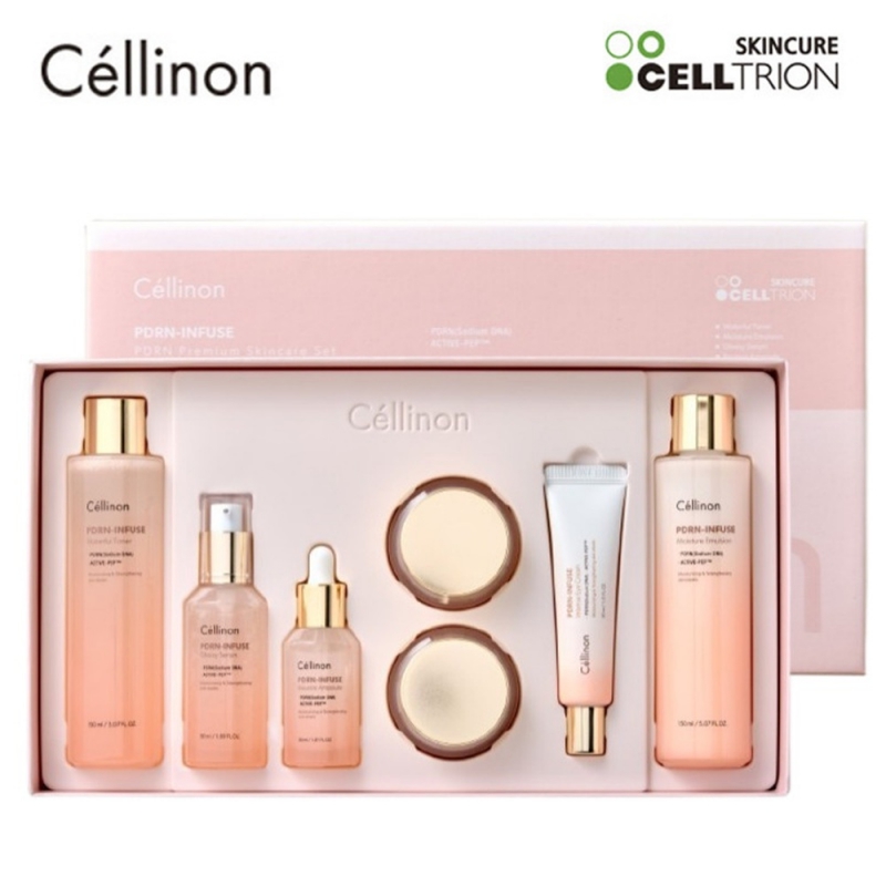 [셀트리온] 셀린온 피디알엔(PDRN) 인퓨즈 스킨케어 7종 세트 (쇼핑백 증정) 상품이미지