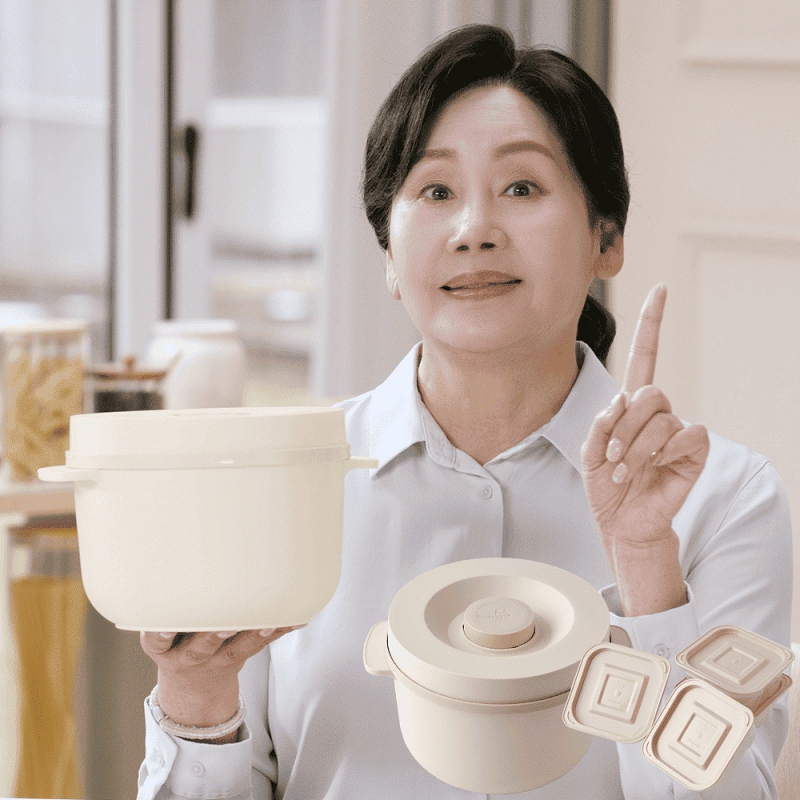 홍여진의 하이로 기본 저당 밥솥 1개 + 밀폐용기 4세트 298 상품이미지