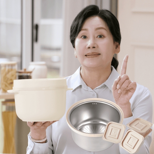 홍여진의 하이로 기본 저당 밥솥 1개 + 밀폐용기 4세트 298