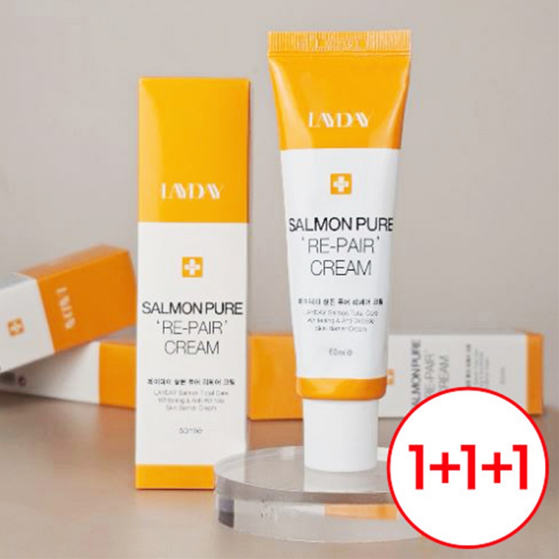 [레이데이] 바르는 연어주사! PDRN 재생크림 50ml 1+1+1 상품이미지