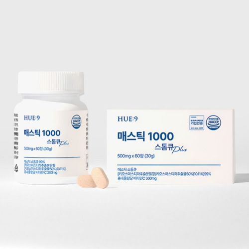 [HUE9] 위건강 매스틱+ 500mg x 60정
