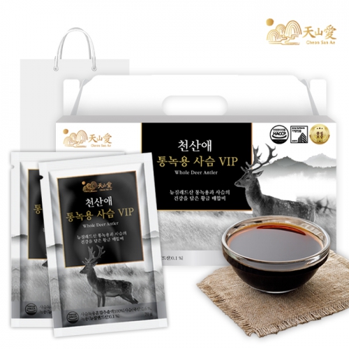 천산애 통녹용 사슴VIP 70g x 30포 (쇼핑백 포함)