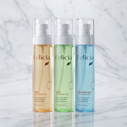 펠리샤 촉촉한 쿨 다운 미스트 120ml 스네일/알로에/히알루론산 3종 택 1