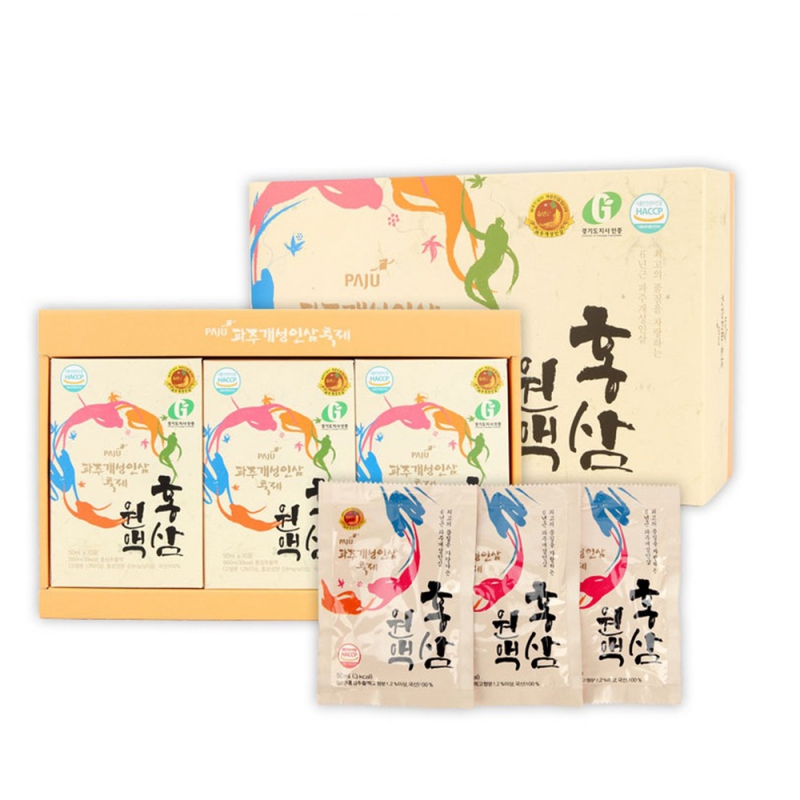 [파주개성인삼농협] 6년근 홍삼 원액 (50ml × 30포) 외 1종 상품이미지