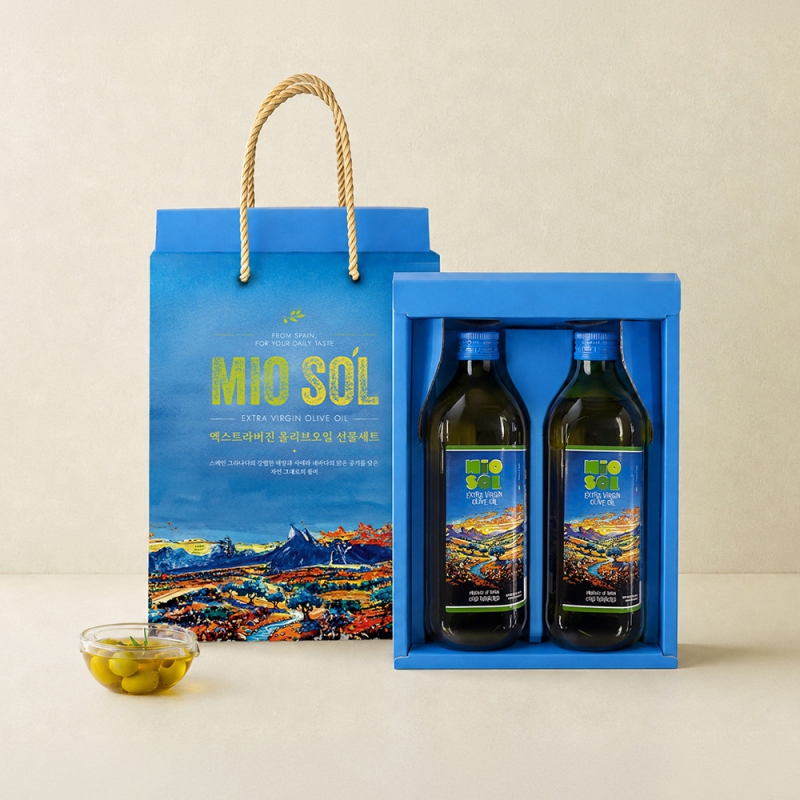 산도0.25 프리미엄 엑스트라버진 올리브오일 1L x 2입 선물세트 상품이미지