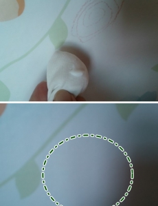 치약으로 낙서  지우기