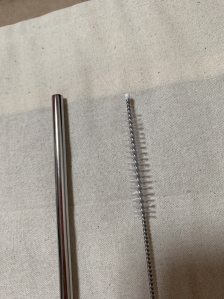 일회용 빨대 대신 스탠 빨대 사용하기^^