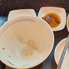 음식쓰레기 남기지말기