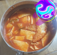 떡볶이 용기 포장